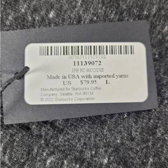 Starbucks Reserve Jade Purple Brown Artist colab zip hoodie size L unisex - Picture 6 of 7